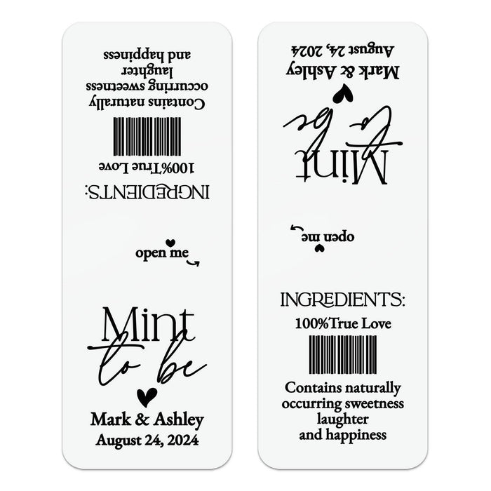 Elegant Foiled Tic Tac Stickers - XOXOKristen