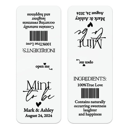 Elegant Foiled Tic Tac Stickers - XOXOKristen