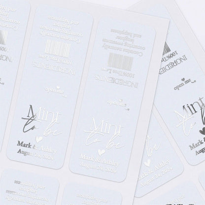 Elegant Foiled Tic Tac Stickers - XOXOKristen