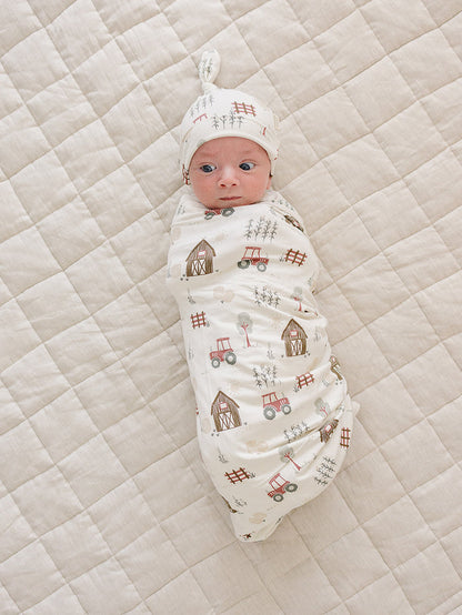 Farmhouse Bamboo Stretch Swaddle