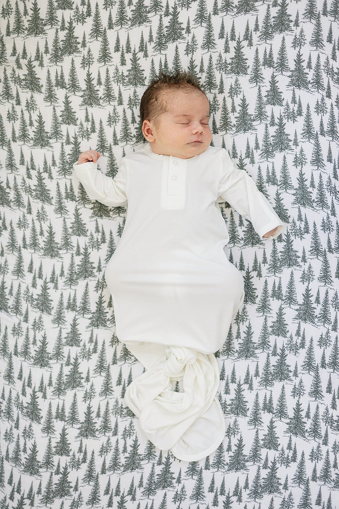 Forest Muslin Crib Sheet