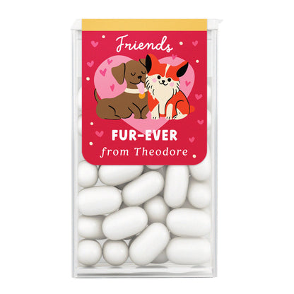 Friends Fur-ever Valentine's Day Stickers for Tic Tacs