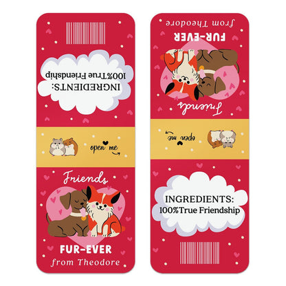 Friends Fur-ever Valentine's Day Stickers for Tic Tacs