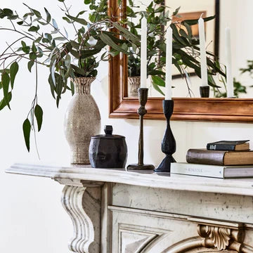 Frill Tall Grey Vase