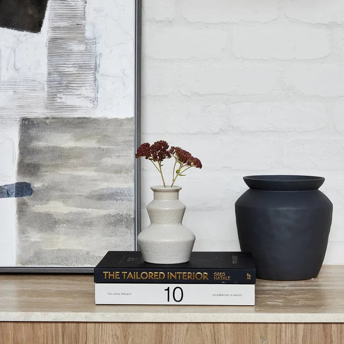 George Charcoal Vase