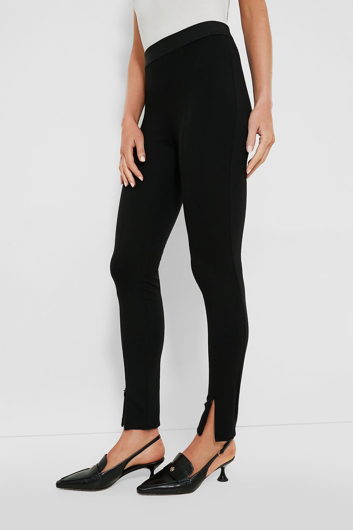Black Zip Layering Pant