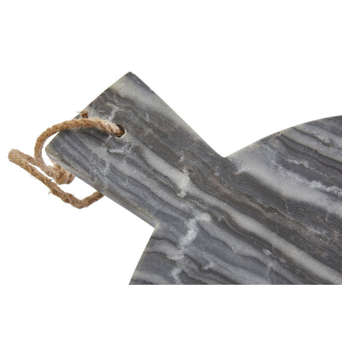 Grey Marble Paddle Serving Board - Round - Modern Home Interiors