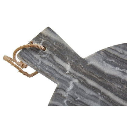 Grey Marble Paddle Serving Board - Round - Modern Home Interiors