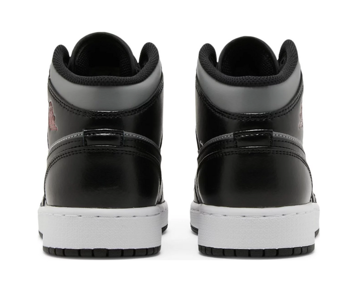 GS Nike Air Jordan 1 Mid (Black/Particle Grey)