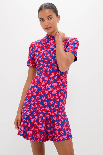 Azure Flamingo Min-C Mini Dress