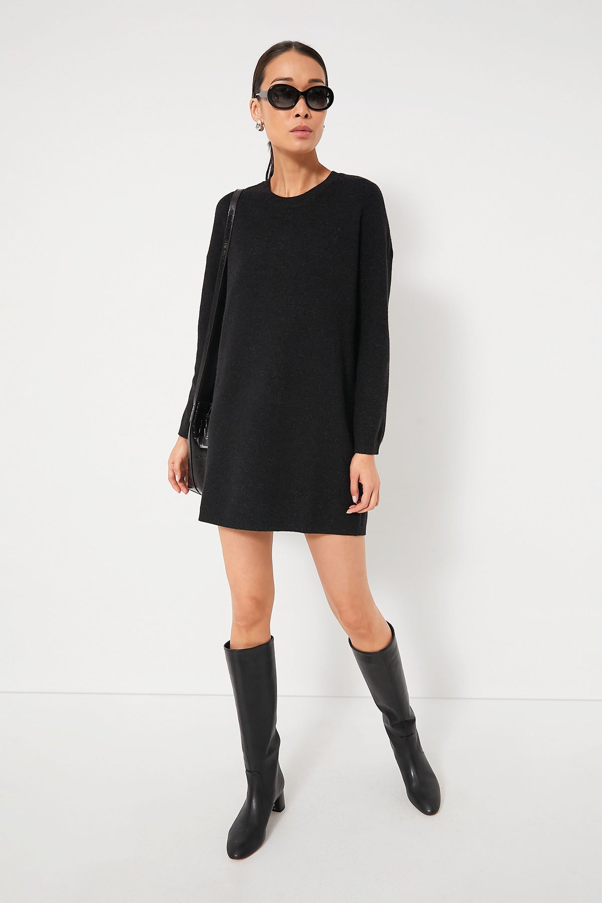 Black Gia Tall Boots