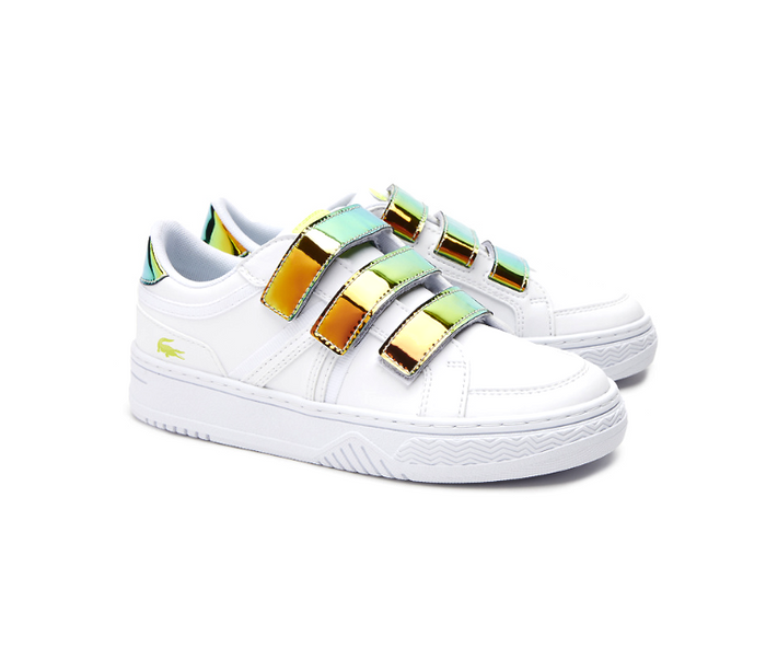 Kids Lacoste L001 123 2 SUC (White/Yellow)