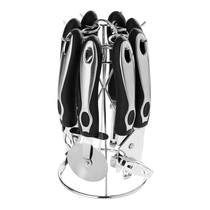 Kitchen Essentials 6 Piece Gadget Set with Stand - Modern Home Interiors