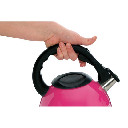 Kitchen Essentials Stainless Steel Whistling Kettle - 2.5L - Modern Home Interiors