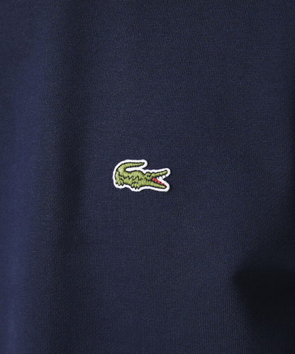Lacoste Classic Fit Crew Neck Fleece Sweater (Navy)
