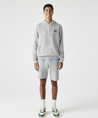 Lacoste Soft Branding Hoodie (Grey)