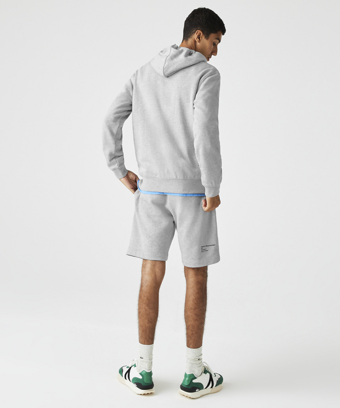 Lacoste Soft Branding Hoodie (Grey)