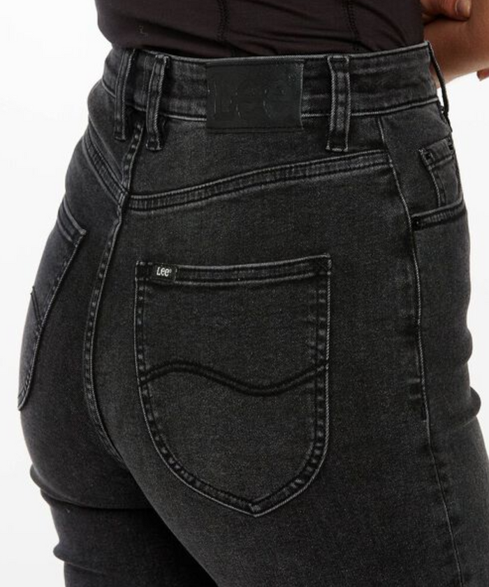Lee Hourglass High Licks Crop Skinny Jean (Regal Black)