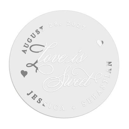 1.75" - 22 Labels / Silver Foil
