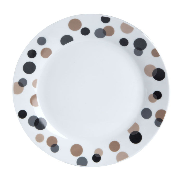Luna Dotted Dinner Plates Set (12pc) - Modern Home Interiors