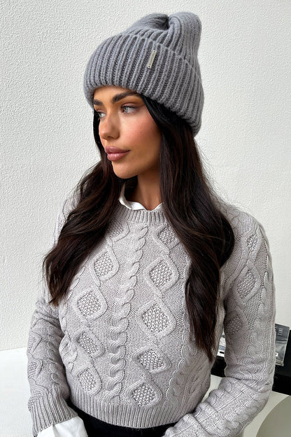 Luna Beanie - Grey