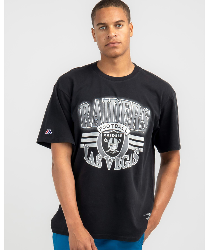 Majestic Las Vegas Raiders Glow Stripe Tee (Black)