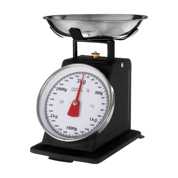 Matt Black Kitchen Scale - 3KG - Modern Home Interiors