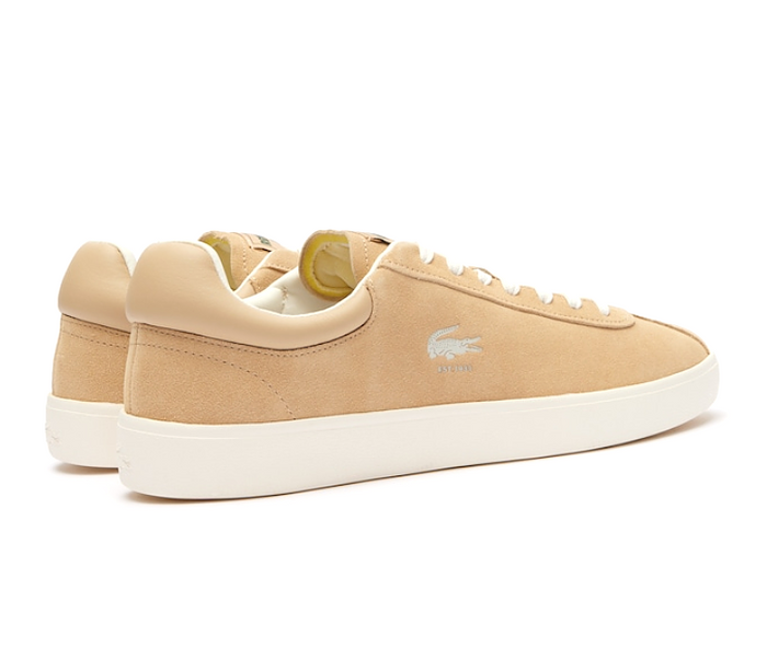 Men's Lacoste Baseshot 124 3 SMA (Light Brown/Off White)