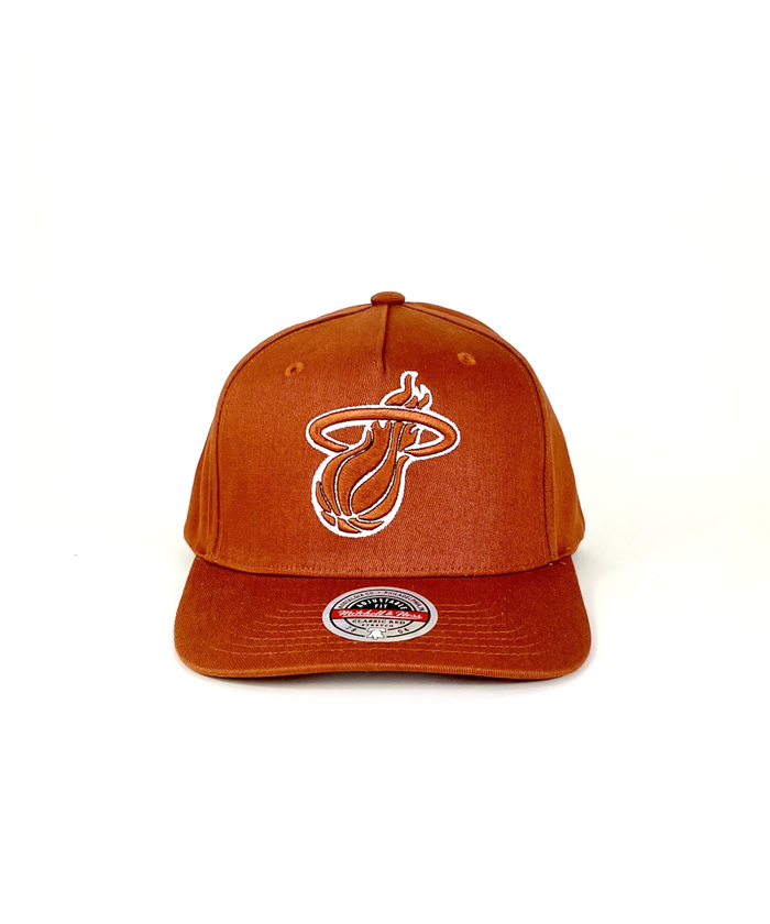 Miami Heat Team Logo 'Baked Clay' Snapback by Mitchell & Ness