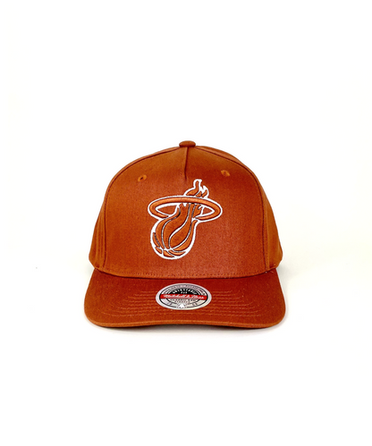 Miami Heat Team Logo 'Baked Clay' Snapback by Mitchell & Ness