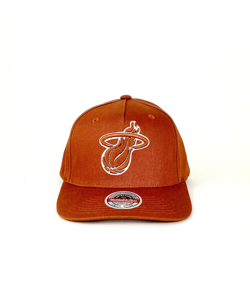 Miami Heat Team Logo 'Baked Clay' Snapback by Mitchell & Ness