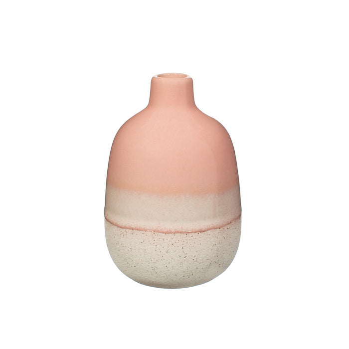 Mojave Glaze Vase - Pink - Modern Home Interiors