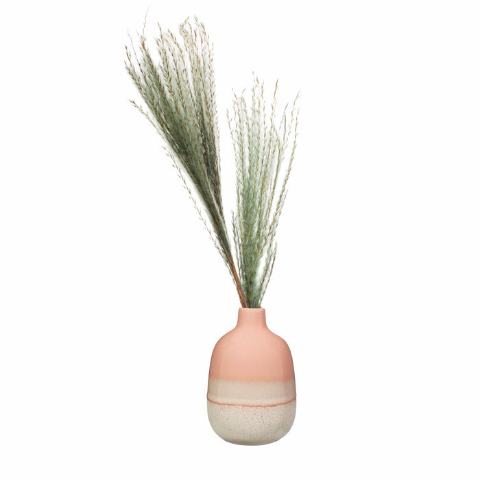Mojave Glaze Vase - Pink - Modern Home Interiors