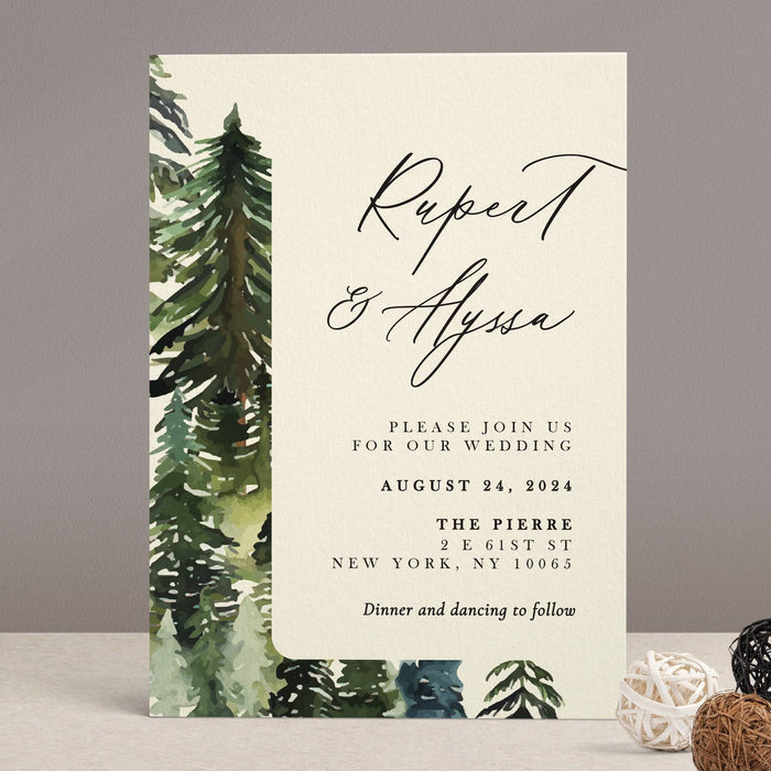 Mountain Wedding Invitation - XOXOKristen
