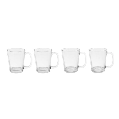 Mug Glasses with Handle - Set of 4