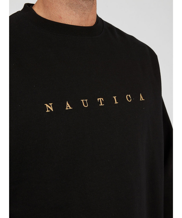 Nautica Lynche Heavyweight Crew Sweater (Black)