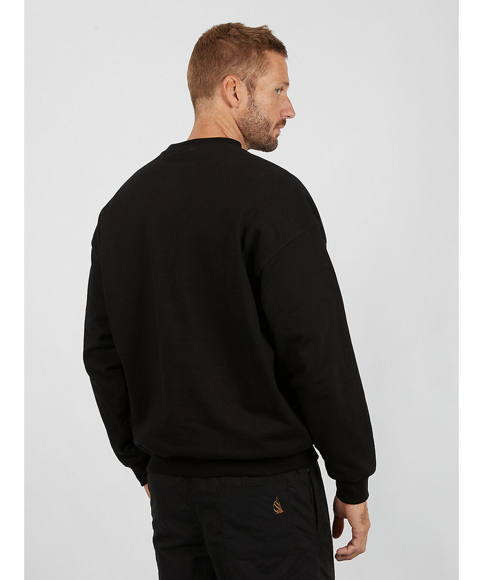 Nautica Lynche Heavyweight Crew Sweater (Black)