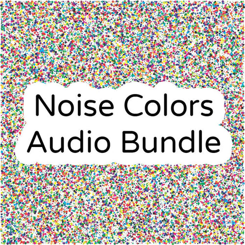 Brown noise, pink noise, white noise audio recording royalty free download