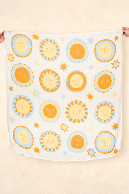 Organic Muslin Swaddle - Sunny Day (Limited Edition)