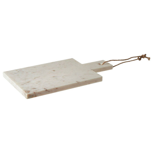 Paddle Board Chopping Board White and Grey Stone Marble - 36 x 19cm - Modern Home Interiors