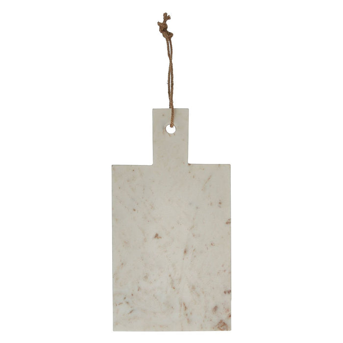 Paddle Board Chopping Board White and Grey Stone Marble - 36 x 19cm - Modern Home Interiors