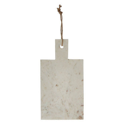 Paddle Board Chopping Board White and Grey Stone Marble - 36 x 19cm - Modern Home Interiors