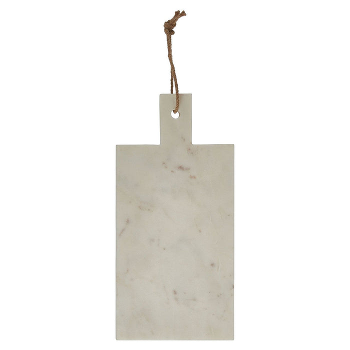 Paddle Board Chopping Board White and Grey Stone Marble - 44 x 21cm - Modern Home Interiors