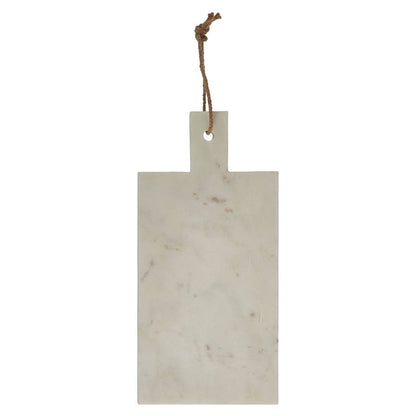 Paddle Board Chopping Board White and Grey Stone Marble - 44 x 21cm - Modern Home Interiors