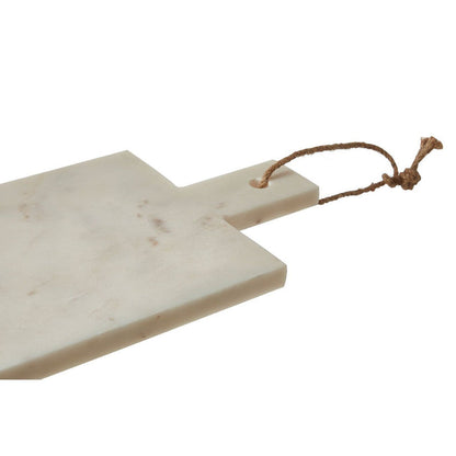 Paddle Board Chopping Board White and Grey Stone Marble - 44 x 21cm - Modern Home Interiors