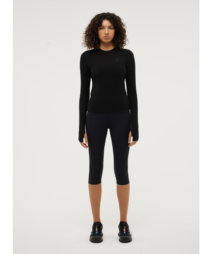 P.E Nation Free Play 2.0 LS Rib Tee (Black)