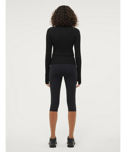 P.E Nation Free Play 2.0 LS Rib Tee (Black)