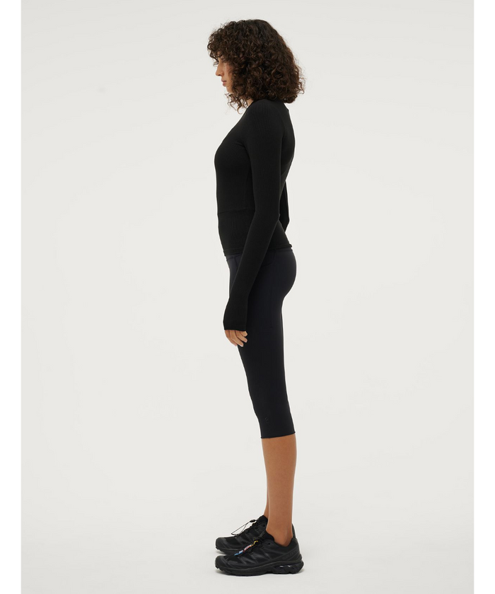 P.E Nation Free Play 2.0 LS Rib Tee (Black)