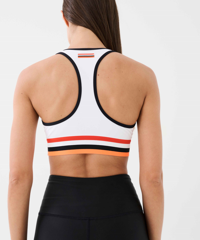 P.E Nation The Original Recycled Sports Bra (Optic White)