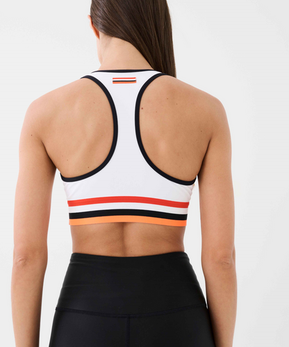 P.E Nation The Original Recycled Sports Bra (Optic White)